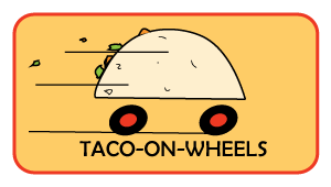 Taco-on-wheels Logo